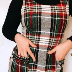 TRF Collection Plaid Dress